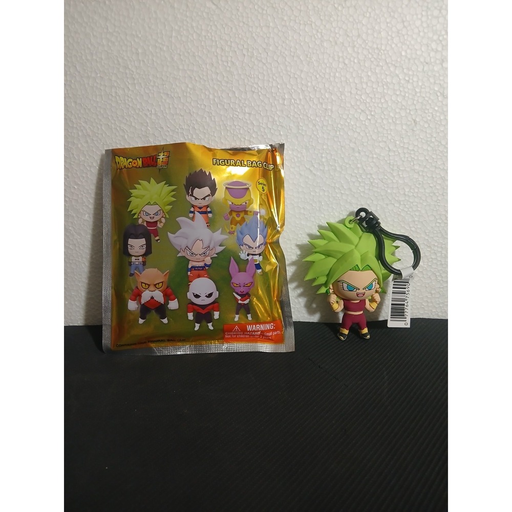 Dragon Ball Super SS Kefla 3D Foam Figural Key Chain Clip Blind Bag Series 5